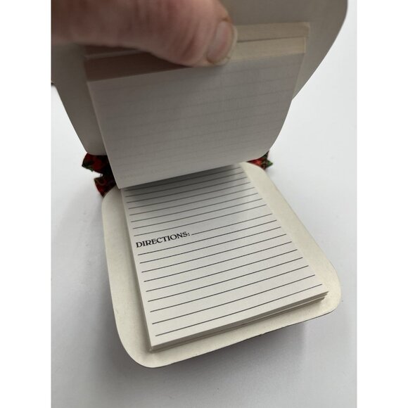 Vintage 1980s Recipe Book With Real Cloth Top 100 Sheets ADORABLE FIND - Picture 6 of 14